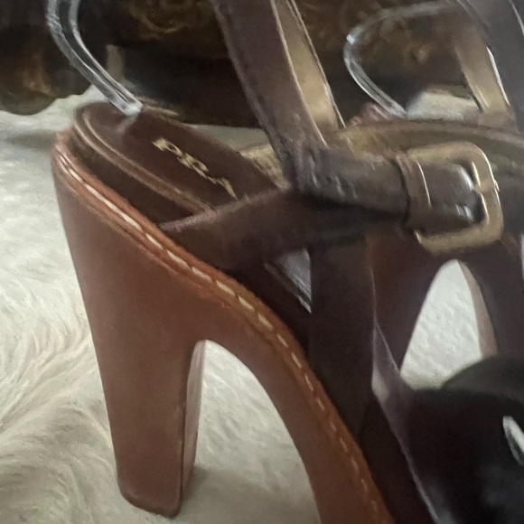 Prada Niciolla  Platform Sagentle worn platform sandal - Picture 7 of 8